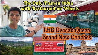 🚂DECCAN QUEEN EXPRESS TRAVEL VLOG!!! Pune to Mumbai | Brand New Coaches with Dine-in | Naveen Kumar