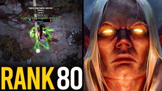 Rank 80 EU fn Invoker Absolutely PERFECT Game vs Tiny Mid | Dota 2 Invoker