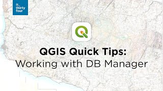 QGIS Quick Tips: Working With DB Manager