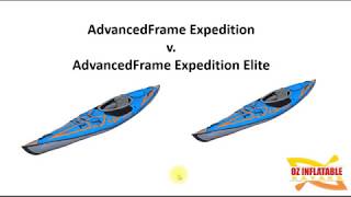 AdvancedFrame Expedition Elite Kayak AE1009-XE vs AdvancedFrame Expedition Kayak AE1009-B