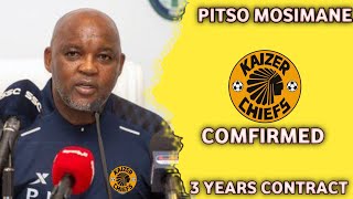 🟡 Pitso has confirmed the signing of Kaizer Chiefs for the first time
