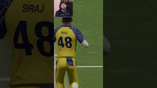 Mohammed Siraj Deadly Yorker in Cricket 22 #Shorts #yearofyou  - SinghGamingWorld