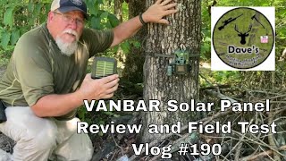 VANBAR Solar Panel Review - Vlog #190