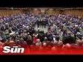 Parliament votes down May's Brexit strategy (live replay)