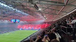 Schalke vs St. Pauli - Pyro 2022