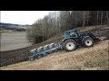 Valtra 6850 Plowing