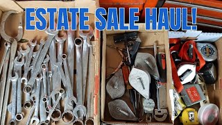 Estate Sale Tool Haul! Featuring Snap-on Wrenches!