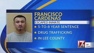 Lee County drug trafficker escapes custody