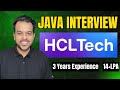 Java Interview at HCL: The Questions Nobody Prepares For