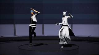 [MMD x BLEACH] Ulquiorra \u0026 Grimmjow - GLIDE {Remake}