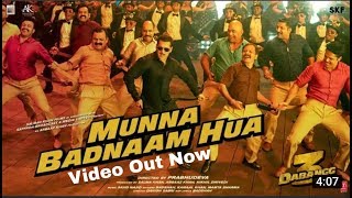 Dabangg 3: Munna Badnaam Hua Full Video Song Salman Khan,Sonakshi S, Badshah, Saiee M,Kamaal K |