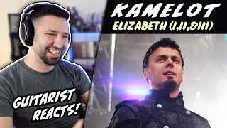 Guitarist/Songwriter REACTS to Kamelot - Elizabeth (I, II, \u0026 III) (First Listen!)