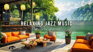 Smooth Jazz Instrumental Music at Cozy Coffee Shop Ambience ☕ Relaxing Jazz Music for Work, Study