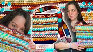 ROLL FOR SCRAP (2)!! Crocheting A Tapestry Bag | Stash Busting Series