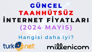 Turknet ve Millenicom Güncel Taahhütsüz İnternet Fiyatları