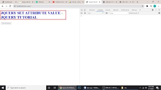 Jquery Set Attribute Value - JQuery Tutorial