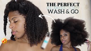 The Perfect Voluminous Wash & Go on my Dense Type 4 Hair 🥵 | Fine Strand  + Low Density Friendly