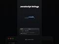 Do you know these JavaScript string methods? - #javascript #frontend #webdevelopment