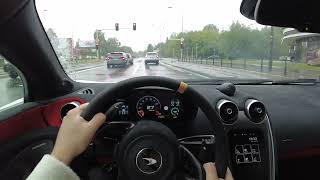 Mclaren 600LT | Relaxing Rainy Day Drive POV