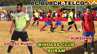 BINDASS CLUB BORAM VS AC BLACK TELCO|| MUNDATAND FOOTBALL TURNAMENT HIGHLIGHTS|| @manohargaming