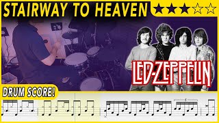 Stairway to Heaven - Led Zeppelin | DRUM SCORE Sheet Music Play-Along | DRUMSCRIBE