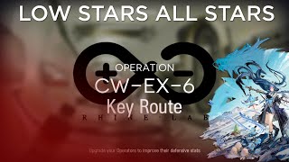 【Arknights】CW-EX-6 Challenge Low Rarity Guide