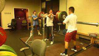 Hysen Pulaku 210kg Front Squat Double