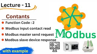 modbus function code 2 | Read Discrete Inputs | modbus function codes explained | modbus lecture |