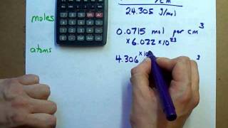 Find Unit Cell Edge Length (Given Density)