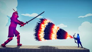 GIANT SAMURAI vs EVERY GOD -Totally Accurate Battle Simulator TABS