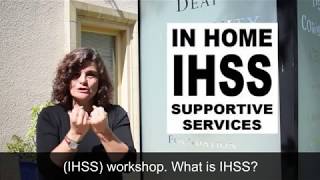 IHSS Workshop