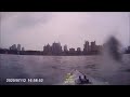 kr108 sup stand up paddle sailling on a rainy day. 이해권 스탠드업패들 비오는 날의 운치