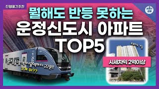 GTX-A 교통혁명 운정신도시 아파트 TOP5/ 진행중인 부동산 경매물건 추천