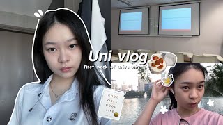 First week of Uni 🏫| สวนลุมครั้งแรก , book review , classroom , ส่งเพื่อนกลับ + Lawson มีอะไร???