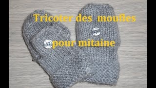 Diy Tricot Moufles Bebe Chat Niveau Debutant