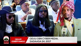 Oduu OBN Cyber Media, Sadaasa 24, 2017