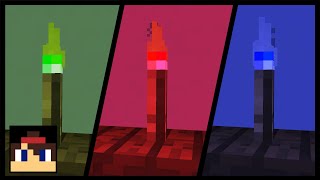 ✔ Minecraft PE: How To Make Working Colored Torches | No Mods Or Addons!