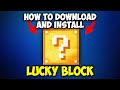 How to Download and Install Lucky Block for Minecraft 1.20.2