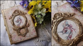 Vintage book box 🦋 Decoupage