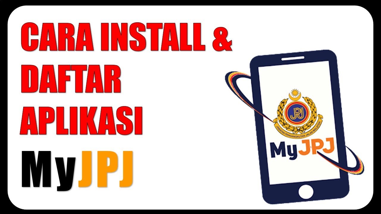 Cara Daftar Akaun Pengguna Aplikasi MyJPJ - YouTube