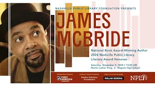 NPL Literary Award Weekend 2024: Public Lecture featuring James McBride