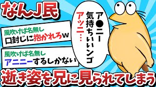 【2ch面白いスレ】なんJ民さん、逝く寸前の姿を兄に見つかってしまうｗｗｗ【ゆっくり解説】