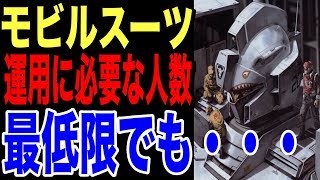 【ガンダム】νガンダムはアムロが設計・チェーンが開発主導した機体。実はMS１機を運用するのに最低限必要な人数が・・・（考察）