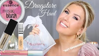 DRUGSTORE MAKEUP HAUL and TRY ON