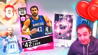 NBA 2K17 My Team PINK DIAMOND KEVIN LOVE? FREE PINK DIAMOND?