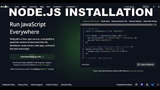 How to Install Node.js in 5 Minutes & Run Your First Hello World Program! 🚀