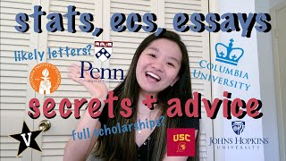 Stats that Got Me into the iVy LeAgUe (Columbia, UPenn, USC...) | How to beat a 5% acceptance rate