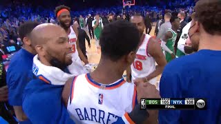 RJ INSANE GAME WINNER! Boston Celtics vs New York Knicks Final Minutes! 2021 NBA Season
