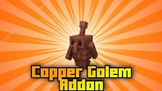 Copper golem addon MCPE/Bedrock Mod Showcase