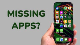 Apps Missing After iOS 18 Update (FIXED)
